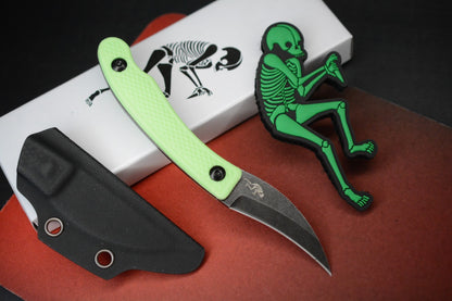 RARE Ed’s Manifesto & Sneakreaper Elvia Field Knife - Slime Green/Acid Stonewash