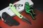 RARE Ed’s Manifesto & Sneakreaper Elvia Field Knife - Slime Green/Acid Stonewash