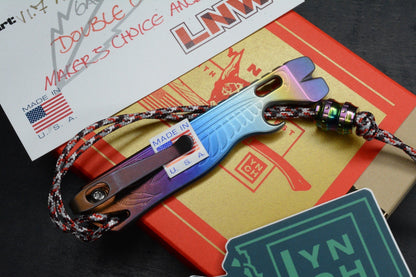 NEW Lynch Northwest V1.7 Double Wing Makers Choice Ano Pry w/ Custom Bead & COA