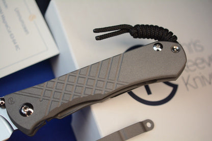 NEW Chris Reeve Umnumzaan - Sand Blasted / T/E Magnacut w/ Custom Flag Clip