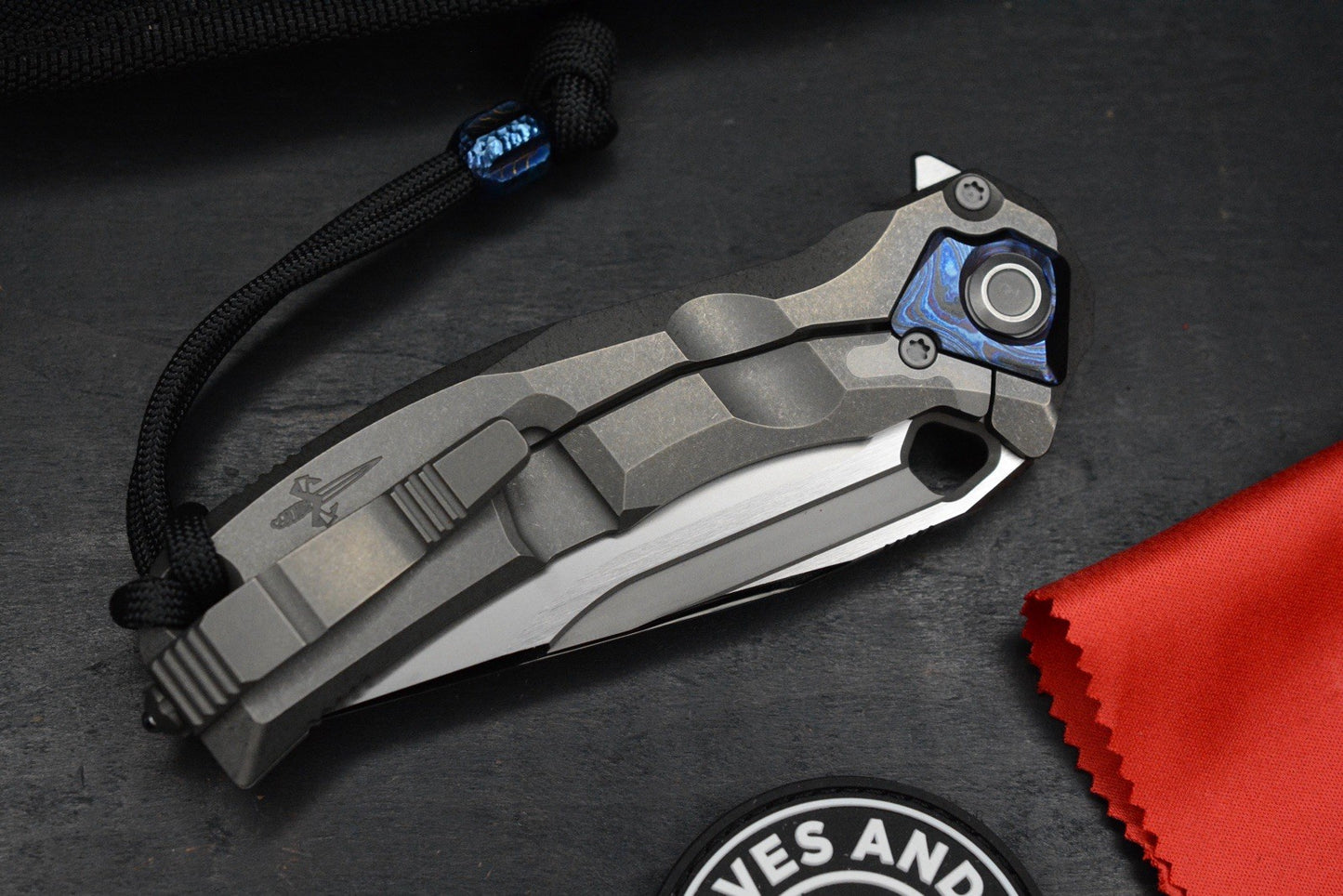 NEW Custom Knife Factory x Marfione Ratax Integral Ti/ M398 / Timascus Pivot