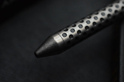 RARE Nottingham Tactical G2 Single Lock - Dottingham Tumbled Titanium Pen