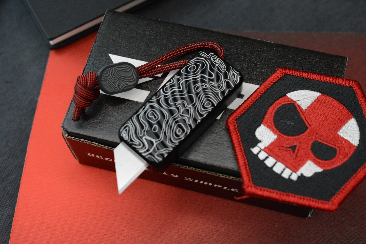 NEW RIVERY x CadLab Zero OG Pattern - Topo Black w/ Triple Aught Patch & Bead
