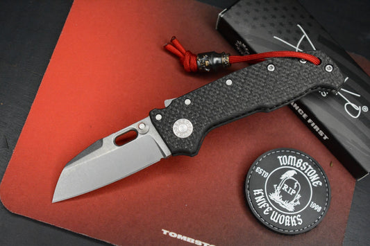 NEW Demko MGAD20 Compact Batwing - Carbon Fiber / Stonewash Magnacut SN 55