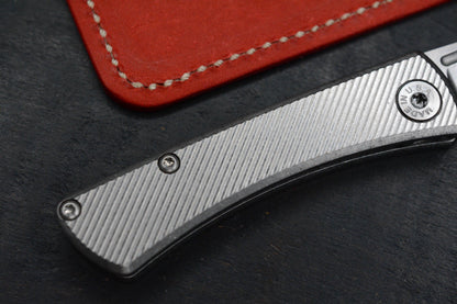 NEW American Blade Works Slipjoint - 45 Degree Milled Ti Hdle / MagnaCut DLT EXC