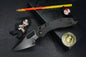 NEW Microtech Stitch-Ram-Lok Carbon Fiber Black DLC w/ Playge Skall & Wick Pack