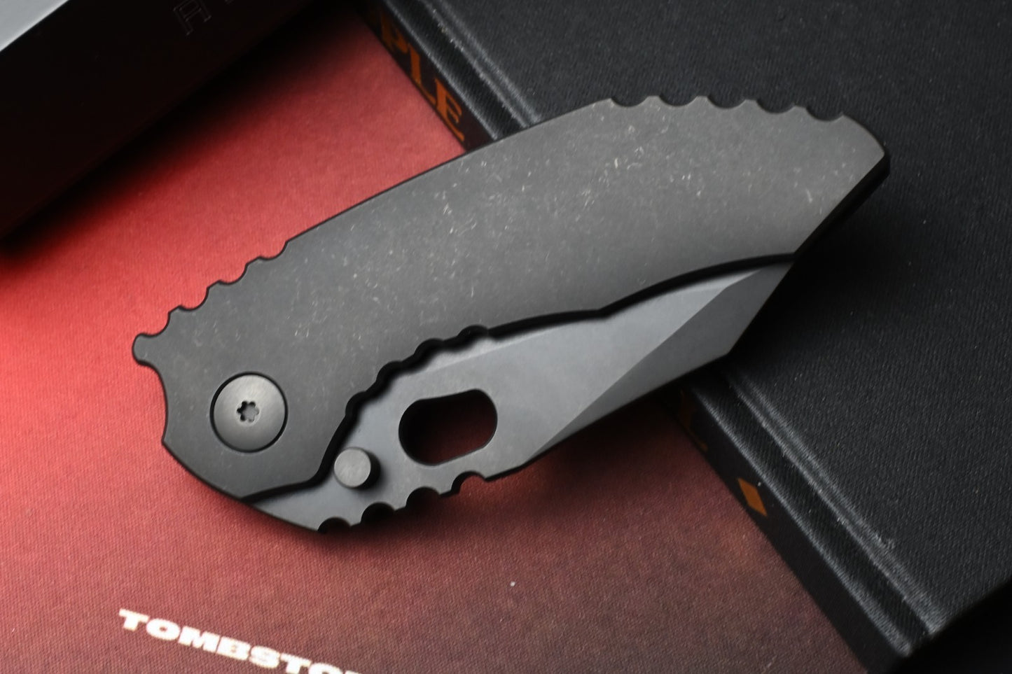 RARE Dalibor Bergam Draco - Black DLC Ti / Black DLC S90V w/ Add. Hardware
