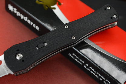 RARE / BNIB Spyderco x Janich Janisong - Black G10 / S30V DISCONTINUED