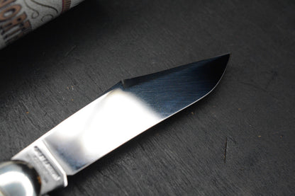 NEW Great Eastern Cutlery Northfield - Jumbo Stockpen Jack Brown Burlap Micarta
