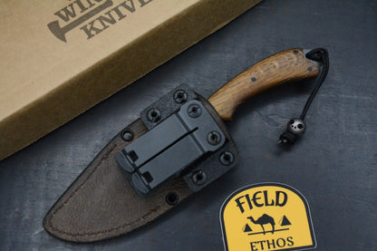 RARE++ Winkler x Houin Field Ethos Sweet T White Oak Handle / DP 3.5”w/ Ti Bead