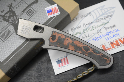 NEW Lynch NW x Urban EDC Best Case Scenario 2.0 Ti Shipwreck Inlay w/ TKW Bead