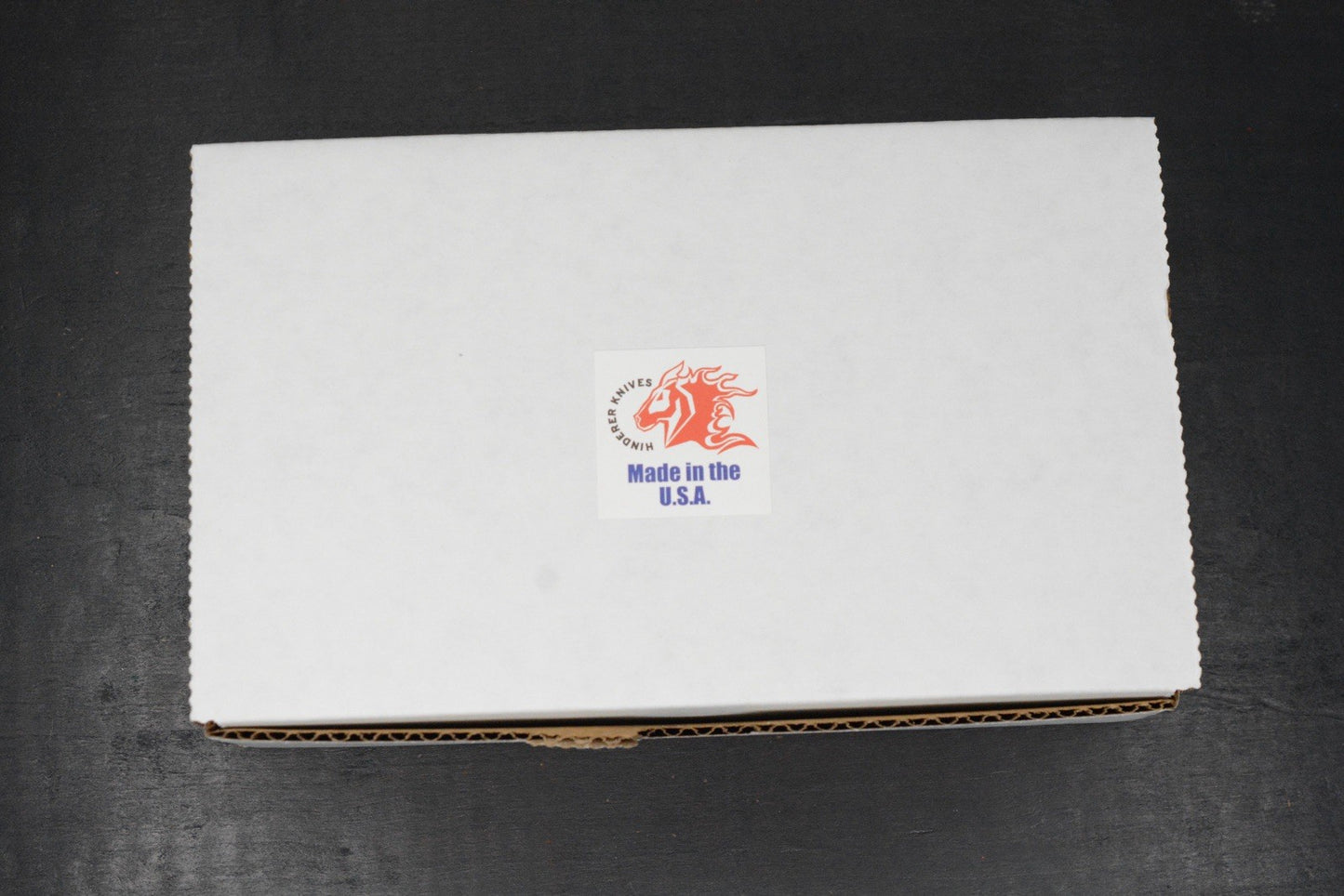 NEW Hinderer Flashpoint Magnacut Sheepsfoot Fixie - Battle Black Buckeye Handle