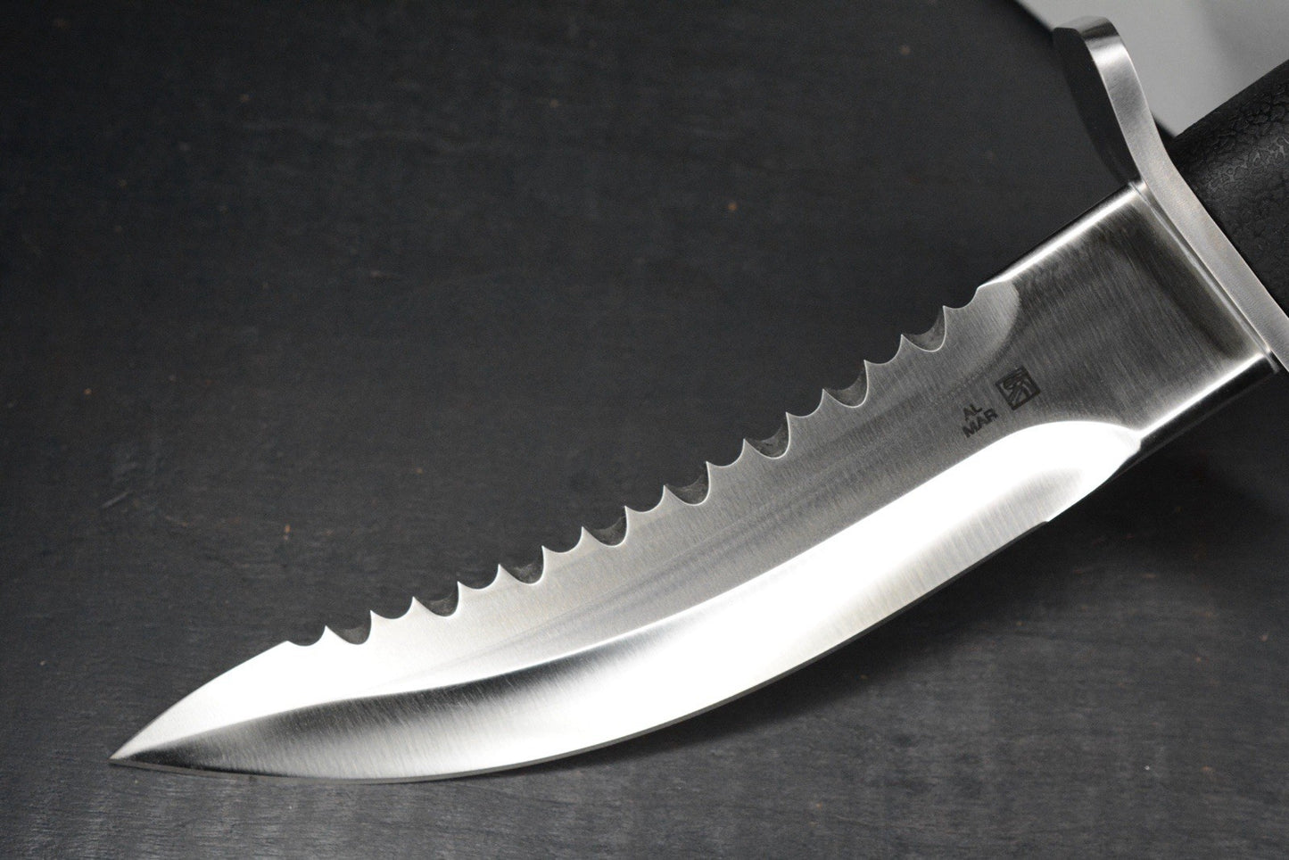 RARE+ Al Mar Knives Seki Japan Warrior Fixie Satin Blade /Rubber Handle