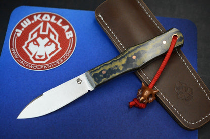 RARE Jack Wolf x LT Wright - Blue Canyon & Maple Valley Richlite w/ Copper Bead