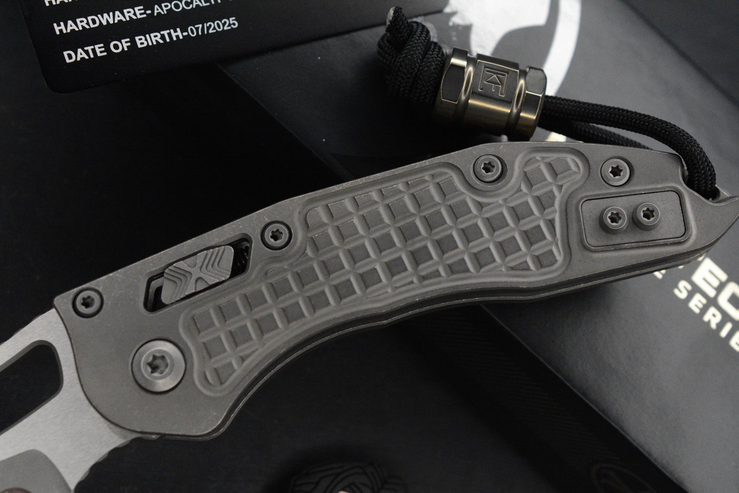 NEW Microtech Manual Stitch Marfione Select - Full Ti/ Frag w/ CKF Bead + More