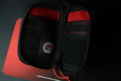 RARE BLACKSIDE Customs SOE Organizer Pouch - Black / Red 7”
