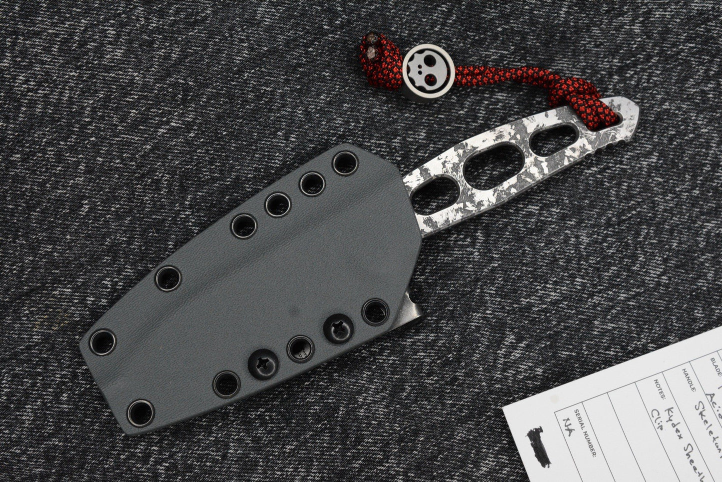 CUSTOM Burnley Tern - MagnaCut /Field Wash Acid Etched Skeletonized w/ Sheath
