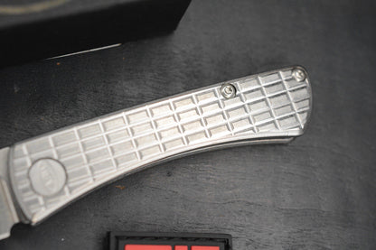 NEW American Blade Works EXC Slipjoint - Frag Ti Hdle / MagnaCut w/ MEFP Patch