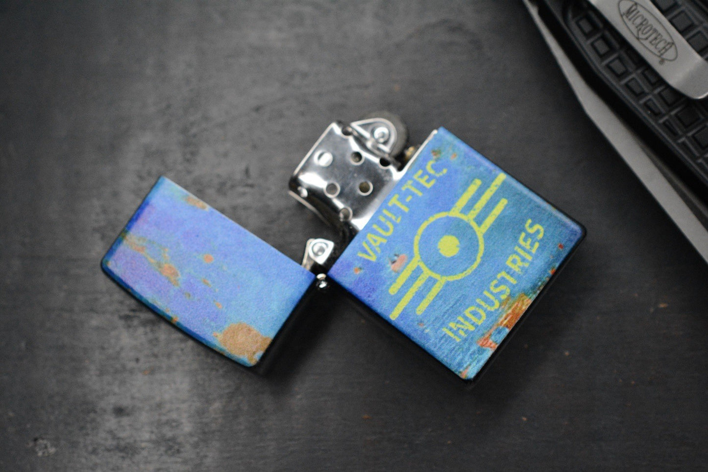 NEW Microtech Socom Elite RAM-LOK Black Aluminum Frag/ M390 w/ Fallout Pack