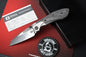 NEW Null Knives Voodoo Doll - Acid Wash Damasteel / Black Camo Carbon Fiber