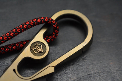 RARE Shirogorov Zaika - Ti / Bronze Ano Pry Bottle Opener w/ Brz Radiator Bead