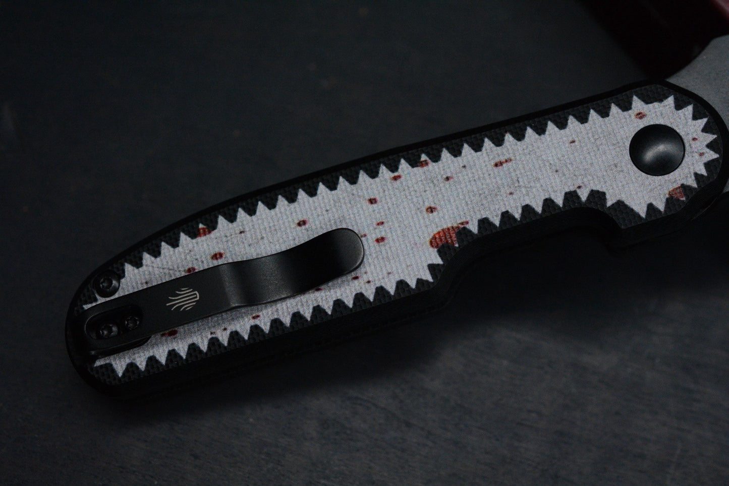 NEW Kizer Knives Cormorant “Leather Face” Black G-10 / Nitro V Blade - L/E EXC