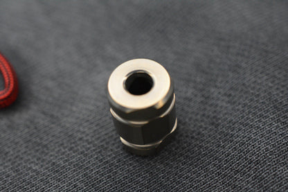 NEW Custom Knife Factory Ti Hex Cylinder Bead