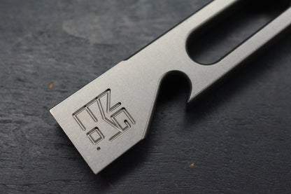NEW Nice Guy Machine Co Side Piece Ti Pry w/ TKW Frankart Bead NGMCo