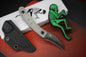 RARE Ed’s Manifesto & Sneakreaper Elvia Field Knife - Clear Scale Acid Stonewash