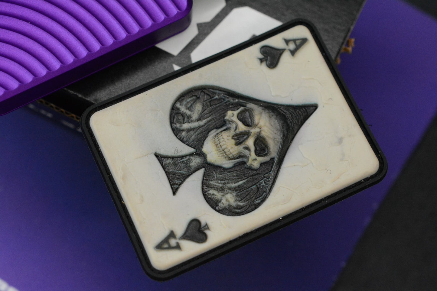 NEW RIVERY × CadLabZero OG Pattern - Royal Purple w/ Ti Bead & Patch