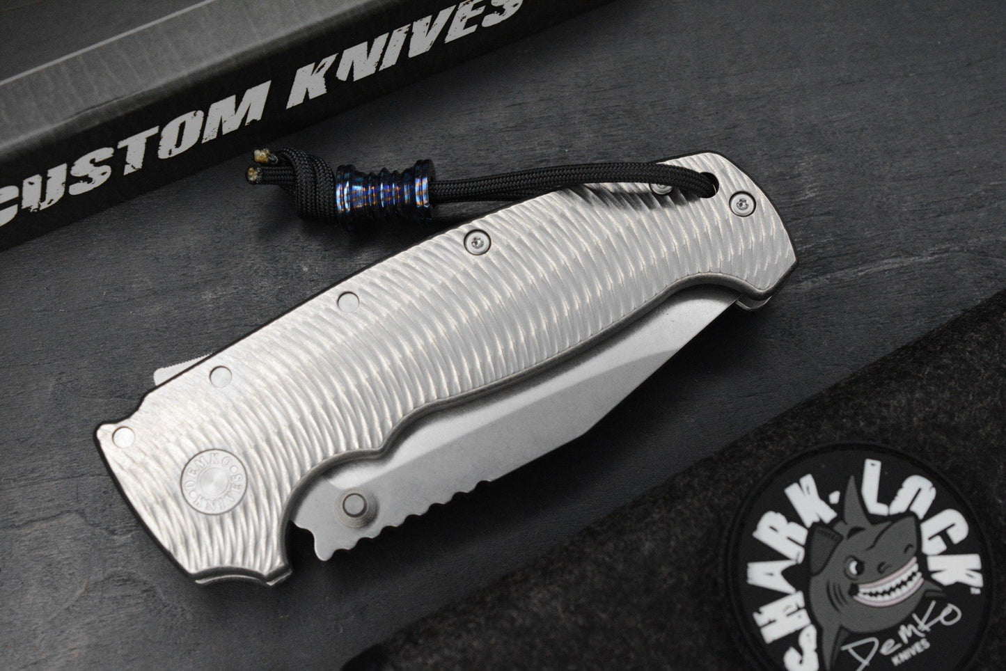 RARE++ Demko AD20 XXX Textured Ti / Stud Only CPM 3V Blade