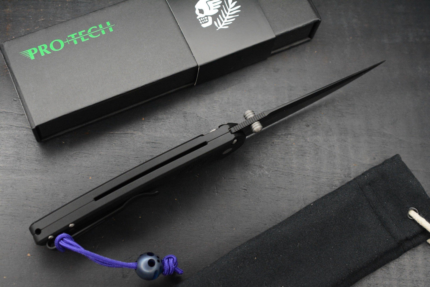 RARE Protech x Peace Neighbor Avalon - Knurled DLC Magnacut 4.25” Manual Button