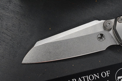 RARE Microtech MSI MINI - Ti Frag Handle/ Brz Accents w/John Wick Pack & CH Bead