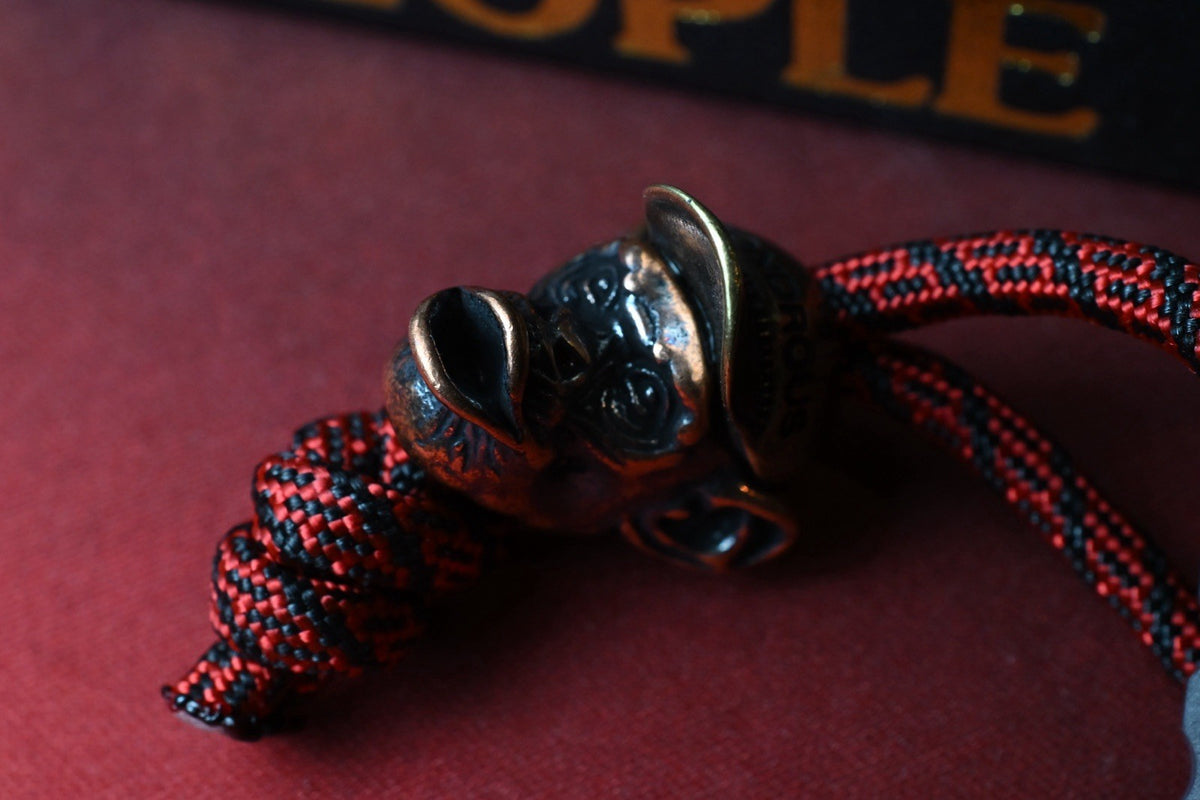 RARE Monkey Edge x Shirogorov Zaika - Frag Pattern Ti w/Monkey Bead & MEFP Patch