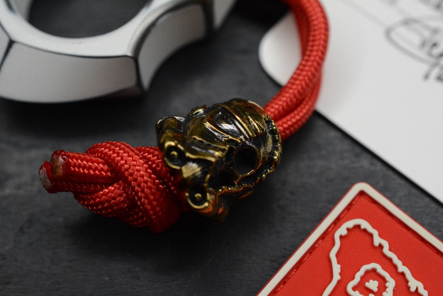 NEW Swampy EDC Shark Snow White/ Brass Frag Mag Inlay Stormtrooper Edition