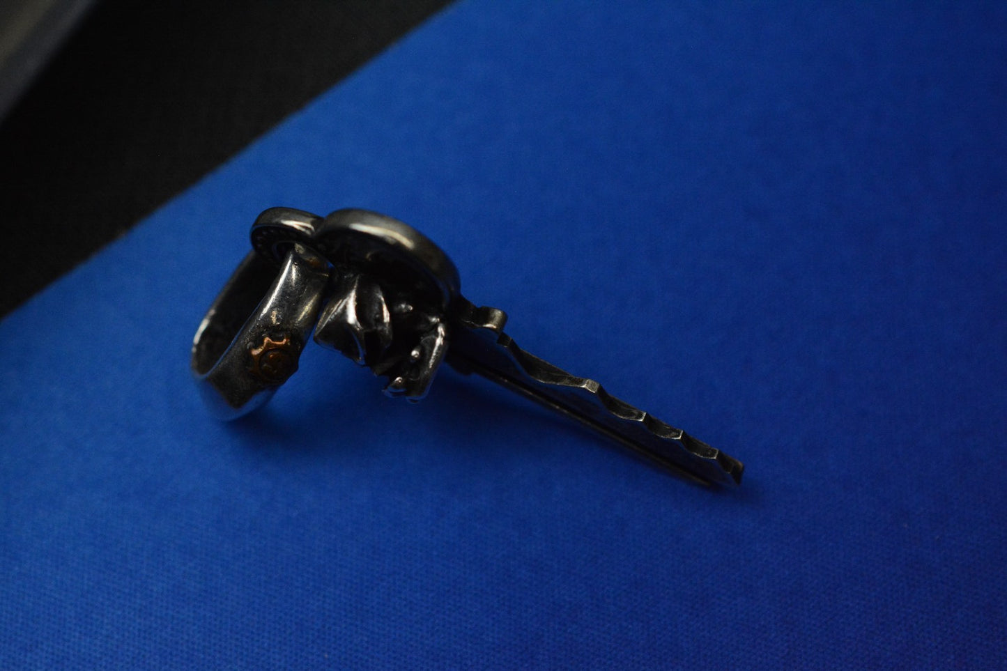 RARE Starlingear Bruiser Gear Key Sterling Silver Pendant