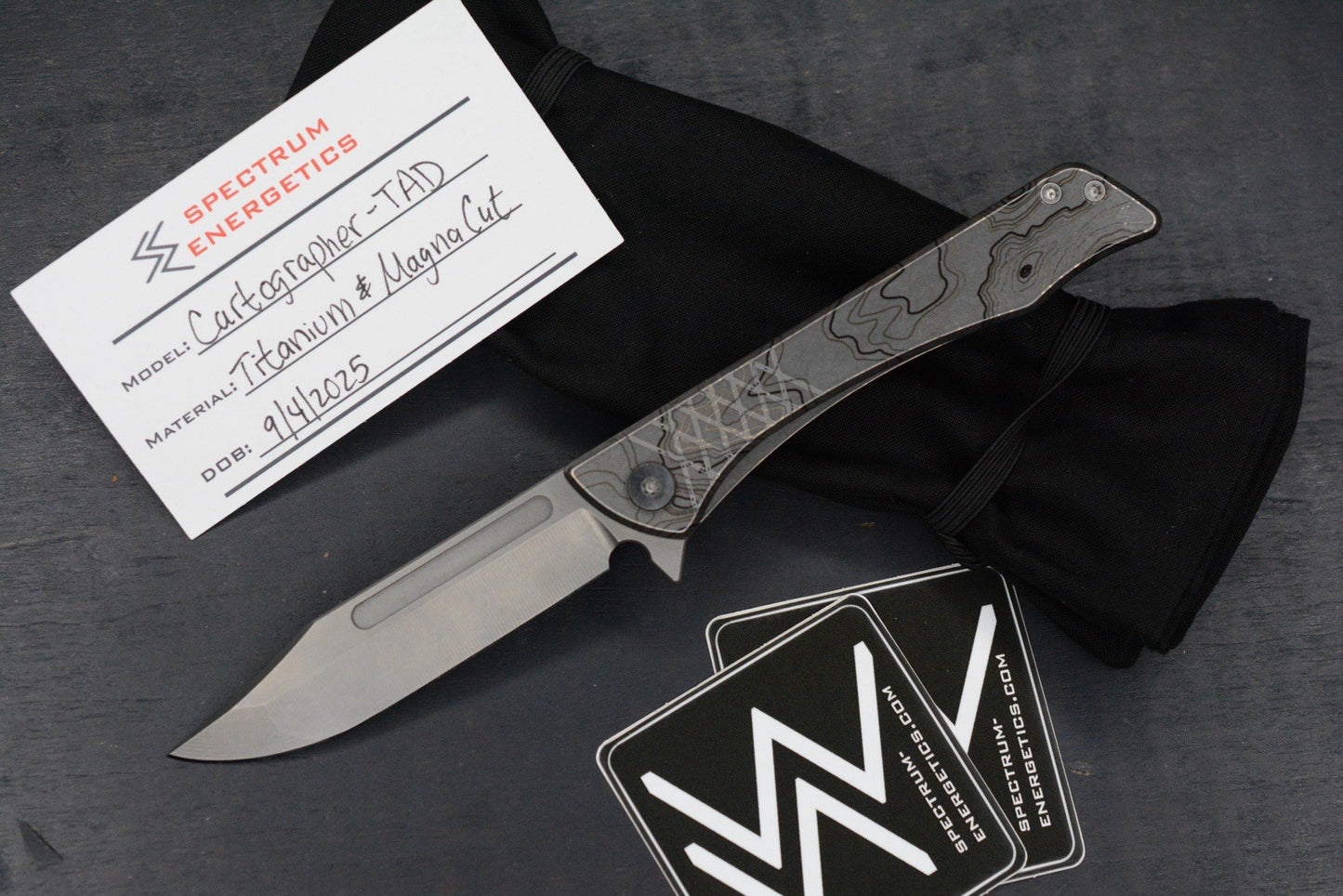 NEW Triple Aught Design x SE Streamlined Cartographer Topo Ti/Magnacut Blade TAD