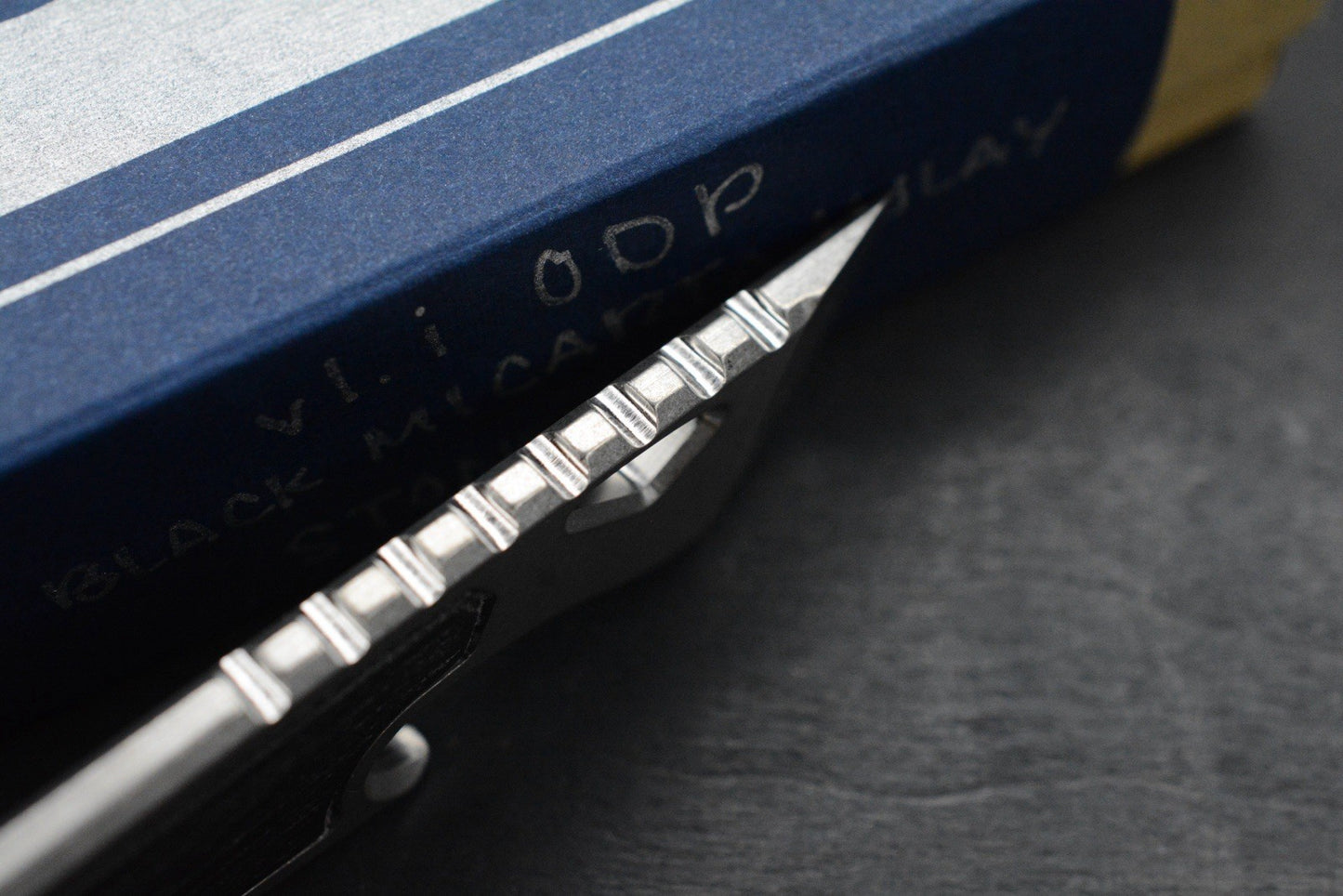 NEW Lynch NW Open Door Policy Pry - SW Ti / Black Micarta Inlays w/ Ultem Bead