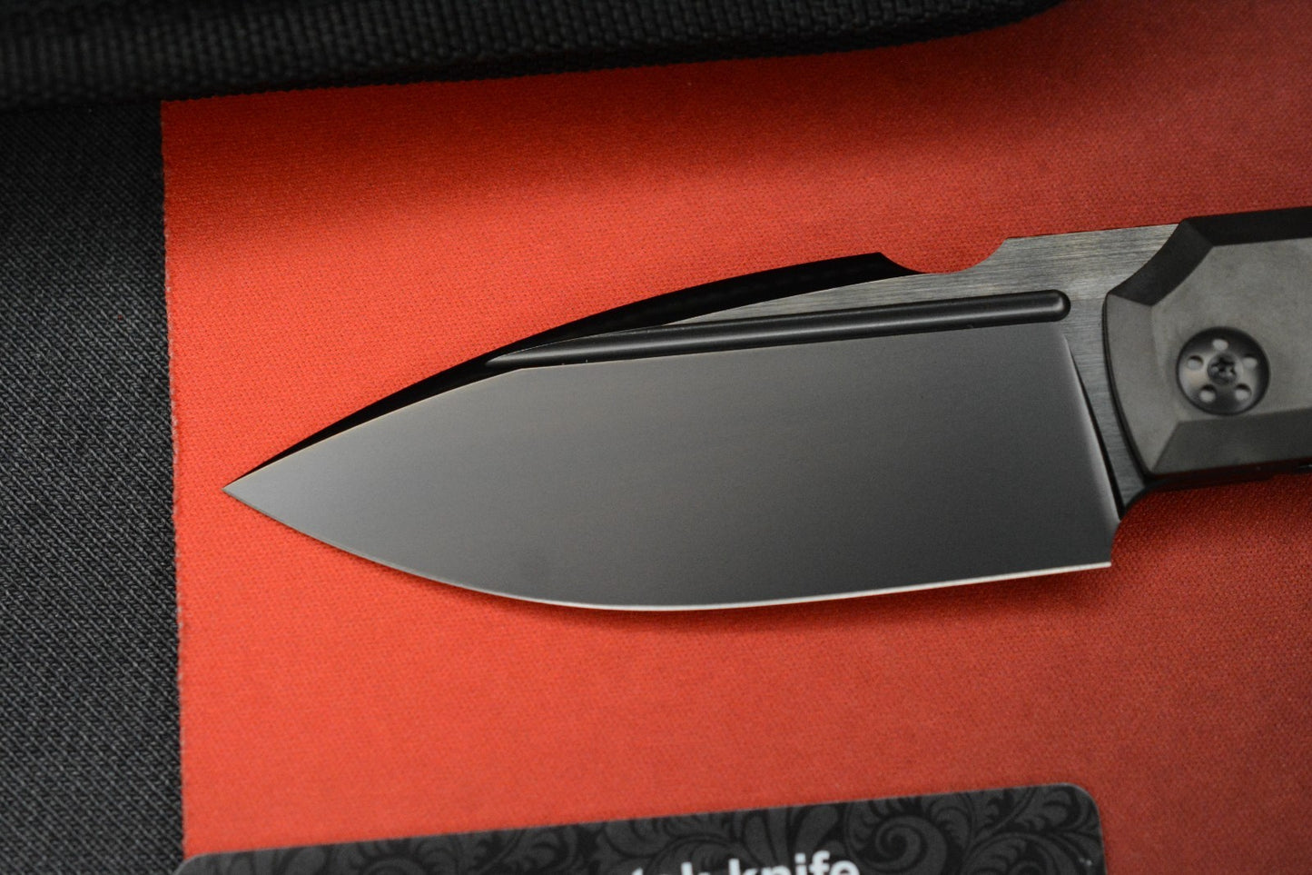 RARE+ Custom Knife Factory x GTK Elementak Black PVD / DLC M398 SN# 032