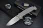 RARE Demko AD20 XL MagnaCut Drop Point / Textured Bead Blasted Ti w/ Tombstone