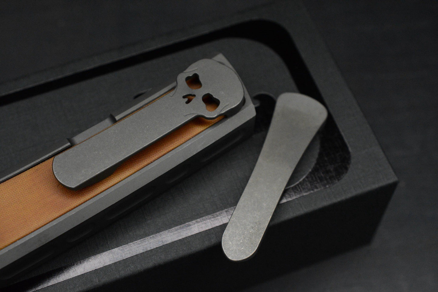 NEW CHAVES Scapegoat 229 Dirty Steve - SW Grey PVD / Natural Micarta Magnetic EXC 1/50