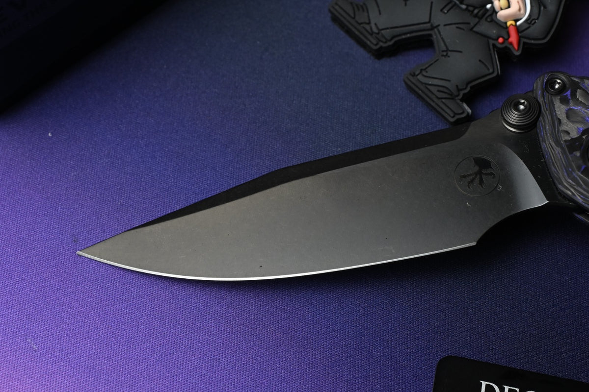 NEW Microtech x NCB EXC Socom - Purple Haze Carbon Fiber Black DLC w/Wick Pack