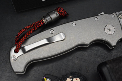 RARE Demko AD20 XL Smooth Ti USA MADE / Magnacut Slotted / X-Wide Shark Lock