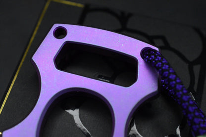 NEW BRNLY Cypop Halloween Toothy Purple LE - Engraved Bottle Opener w/ Rock Bead