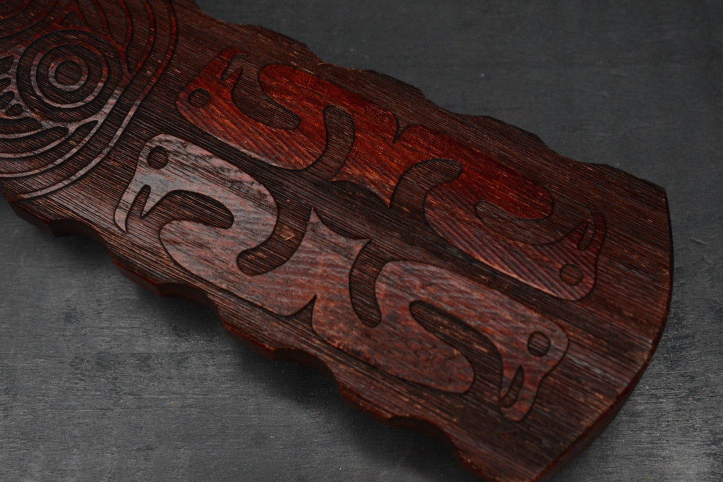 NEW Monkey Edge x RMJ Gold Point War Stick - Death Cult w/ Horse Hair Braid