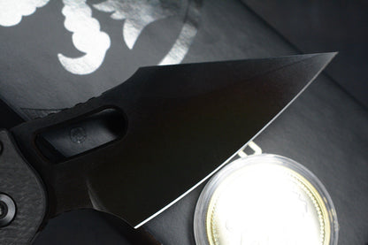 NEW Microtech Stitch-Ram-Lok Carbon Fiber Black DLC w/ Playge Skall & Wick Pack