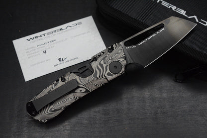 NEW Winterblade Factor B4 Laser Zebra Ti / DLC Satin Magnacut Batch 4 w/ COA