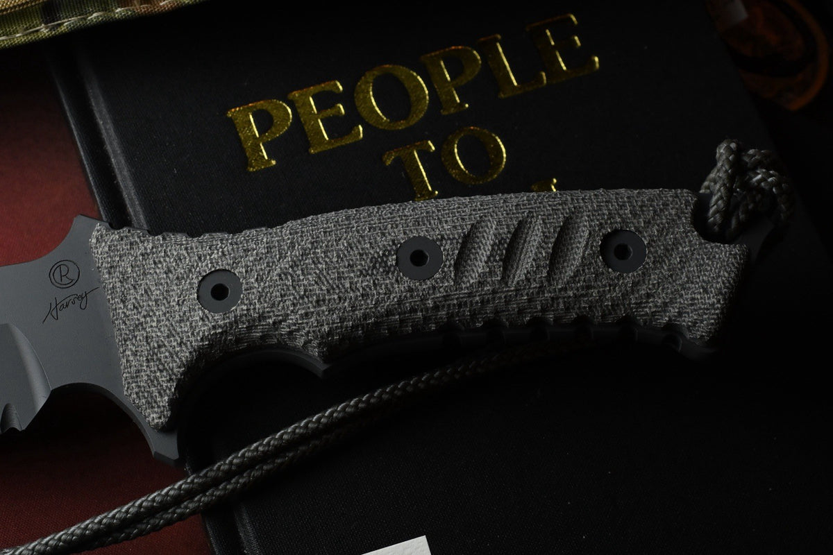 NEW Chris Reeve Knives Pacific - Part Serr Magnacut / Black Canvas Micarta