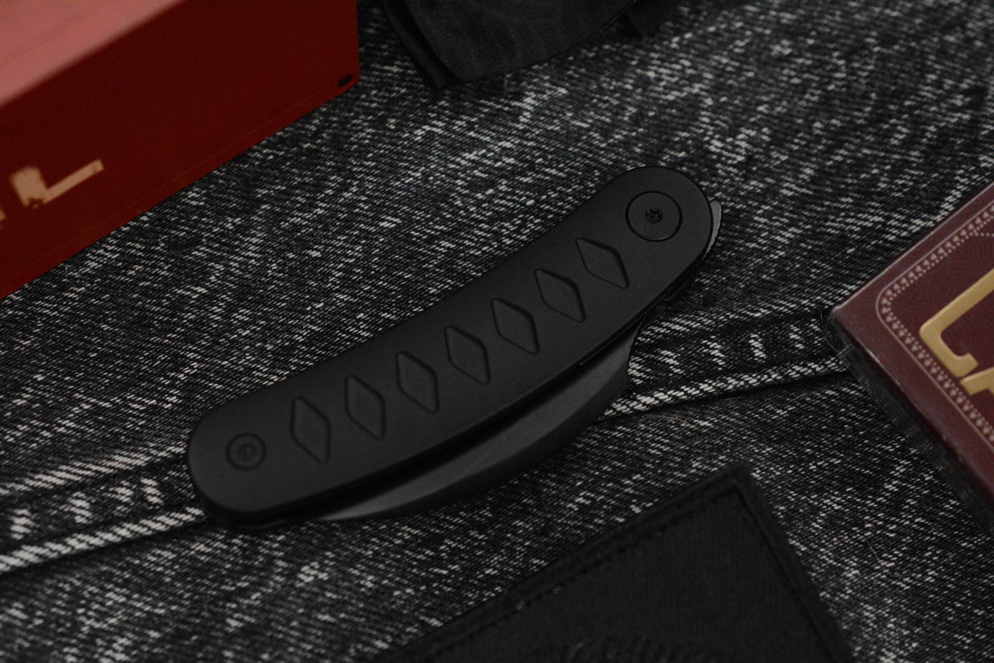 NEW Sneak Reaper Ed’s Manifesto x Cavol - Elvia Flipper M390 w/ Black Ti Handle