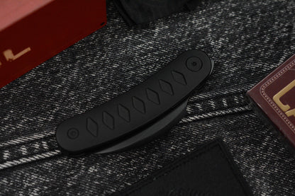NEW Sneak Reaper Ed’s Manifesto x Cavol - Elvia Flipper M390 w/ Black Ti Handle